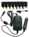 80 Watt Universal Laptop Notebook Auto/Air/car Power Adapter for Gateway HP COMPAQ DELTA ASUS NEC TOSHIBA ACER LITEON NEC GATEWAY SAMSUNG SONY FUJITSU DELL SHARP IBM/LENOVO APPLE Car DC Adapter come with 8DC plugs w/LED